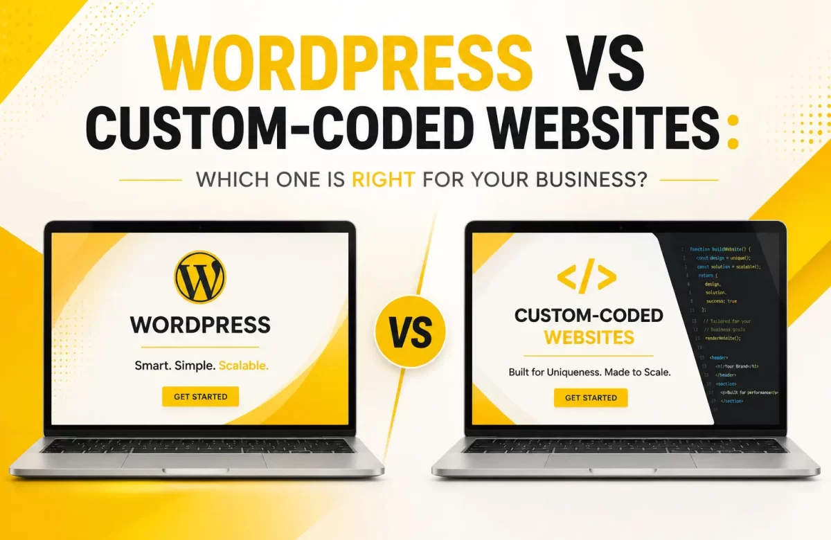 WordPress vs Custom-Coded Websites: Which One Is Right for Your Business?